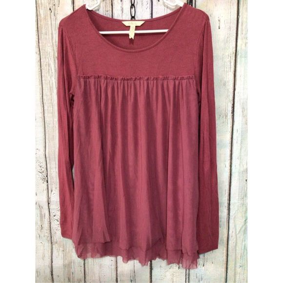 Matilda Jane Boho Peasant Style Top Size XS Dusty Rose 🌷 - Picture 9 of 10